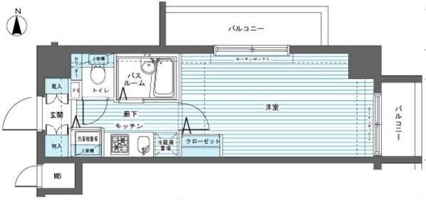 フェニックス中村橋の物件間取画像